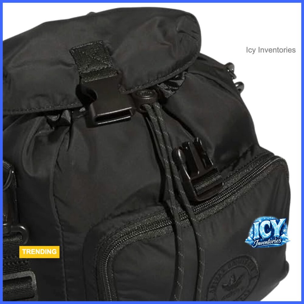 Polyester Mini Backpack With Adjustable Crossbody… - image 4